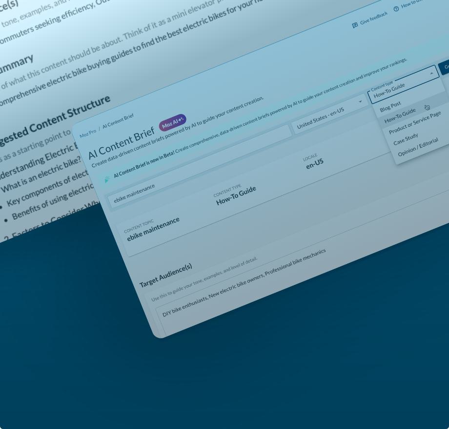 Our newest beta is here - AI Content Brief is your shortcut from research to rankings